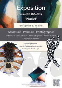Affiche exposition "Pluriel" Claude Jouany